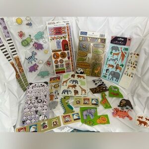 Zoo Animal Scrapbook Stickers